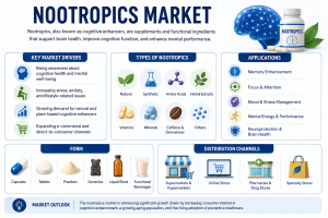 Nootropics Market Size to Gain USD 80.39 Billion by 2035 1 Nootropics Market